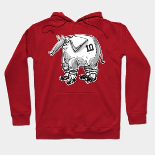 football player elephant Hoodie